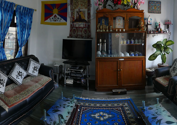Tashiling Tibetan Homestay, the commun room